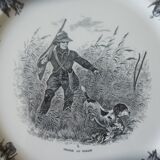 Plate plate Villeroy & Boch series "the hunt"
