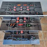 Set of three nesting tables by Juliette Belarti, 1960s, space age
