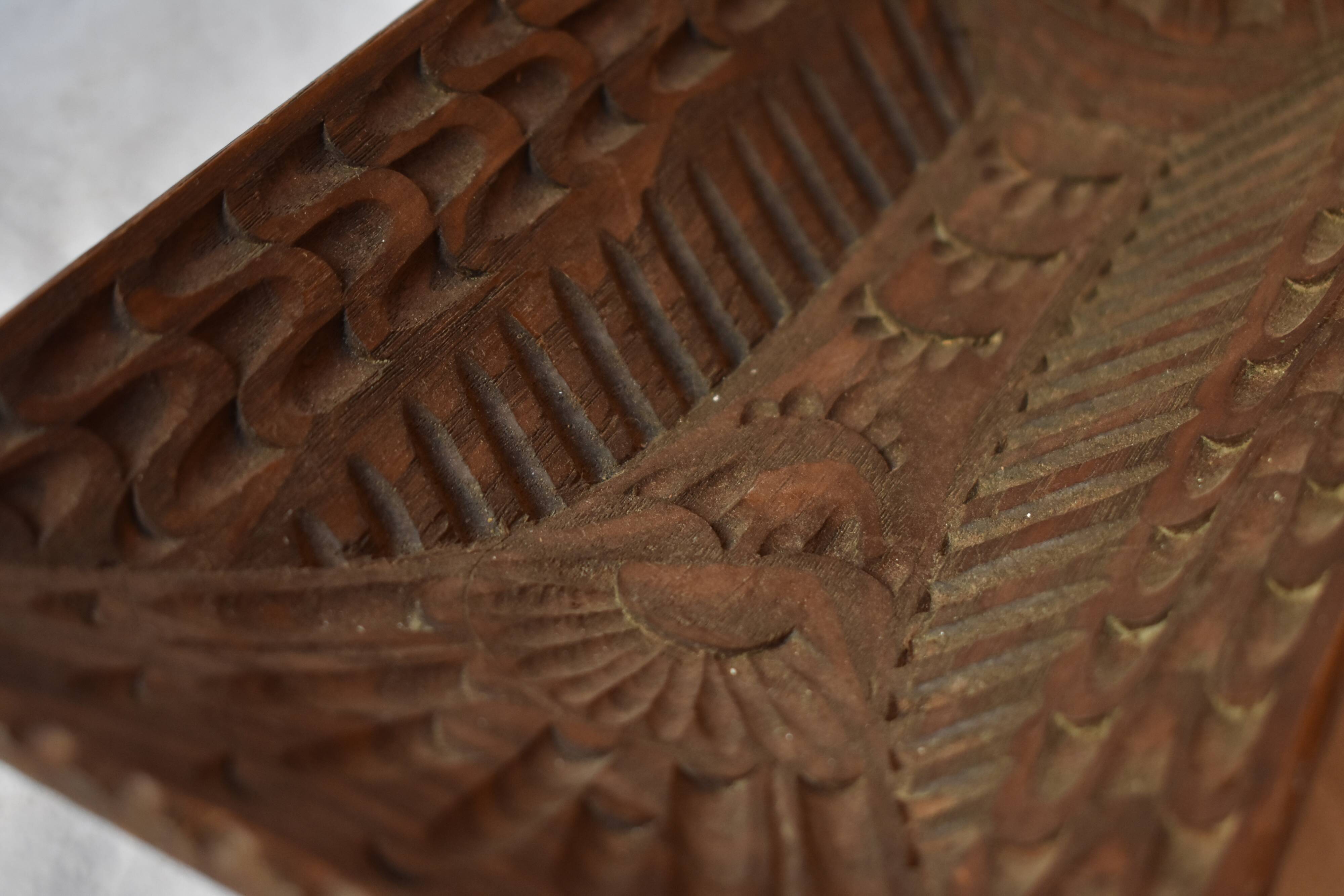 flat cut measure grain rice carved wood Egypt Africa Asia