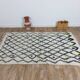 Handmade wool Berber rug 236 x 140 cm