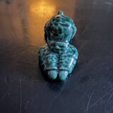 12 green ceramic cutlery holders