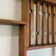 Claustra vintage en bois fabrication tchèque 1980