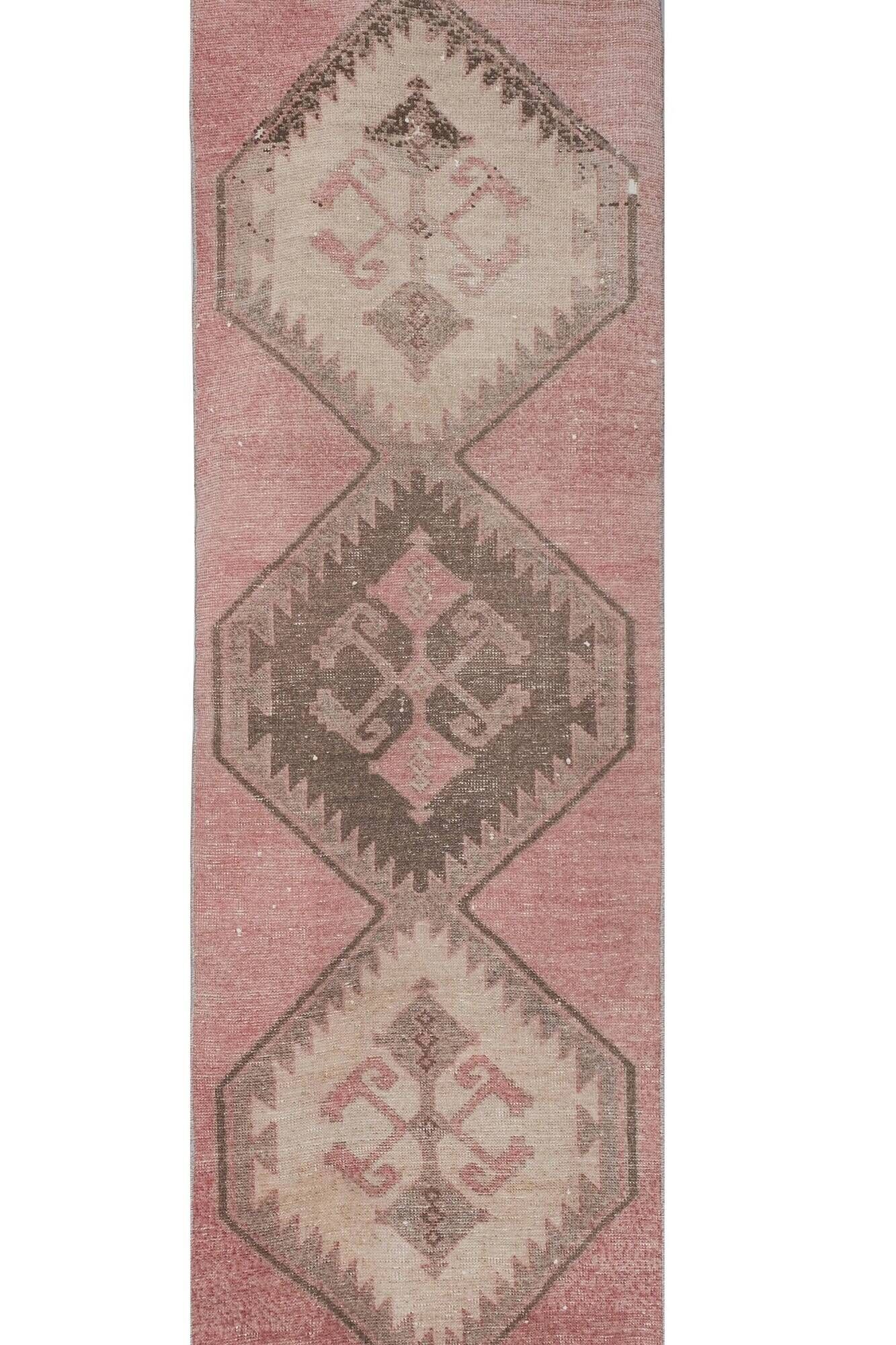 Tapis de couloir turc vintage