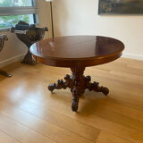 Cherry wood table with extensions