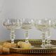 Coupes à champagne en cristal, set de 6