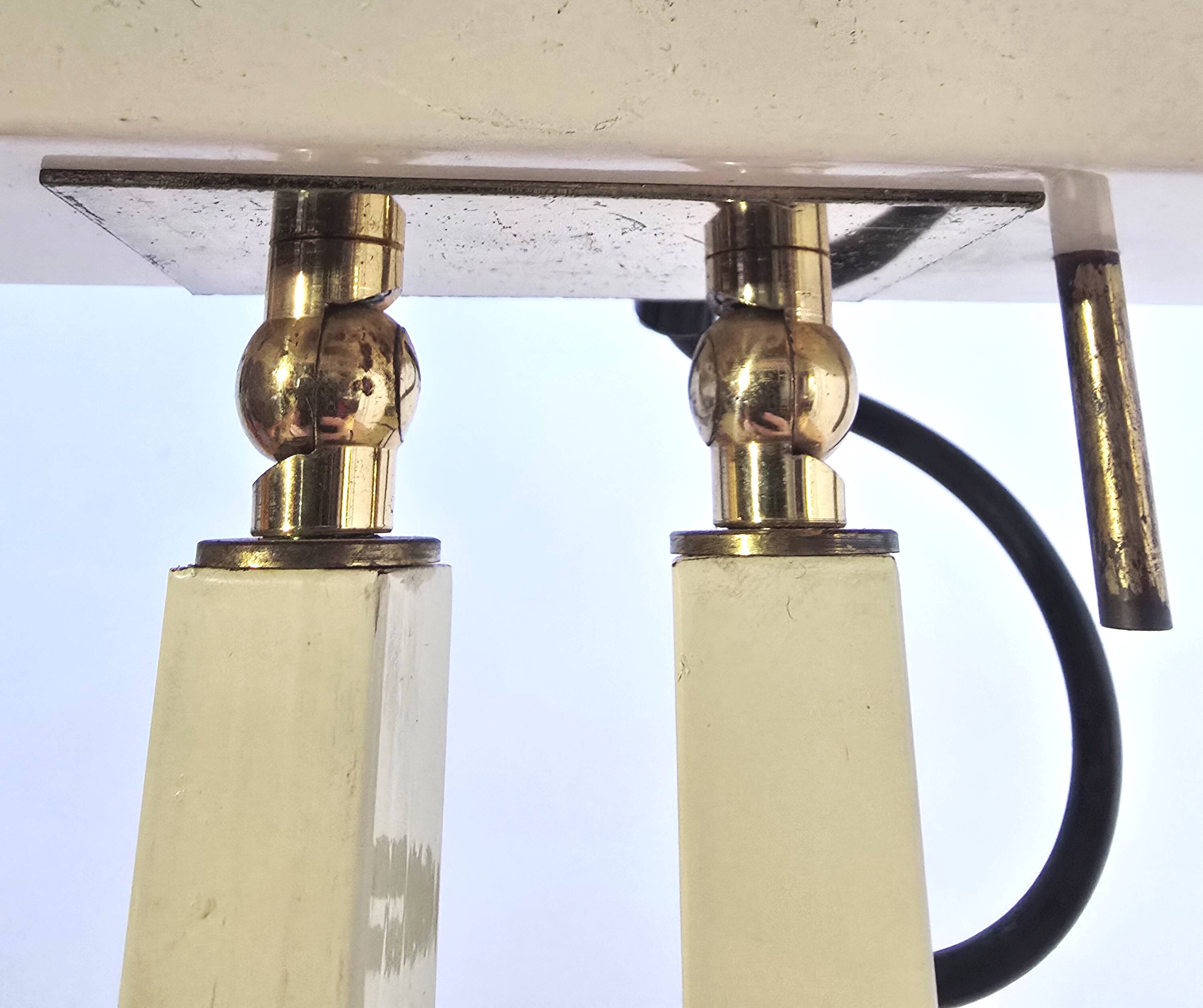 1970s brass floor lamp, Italy