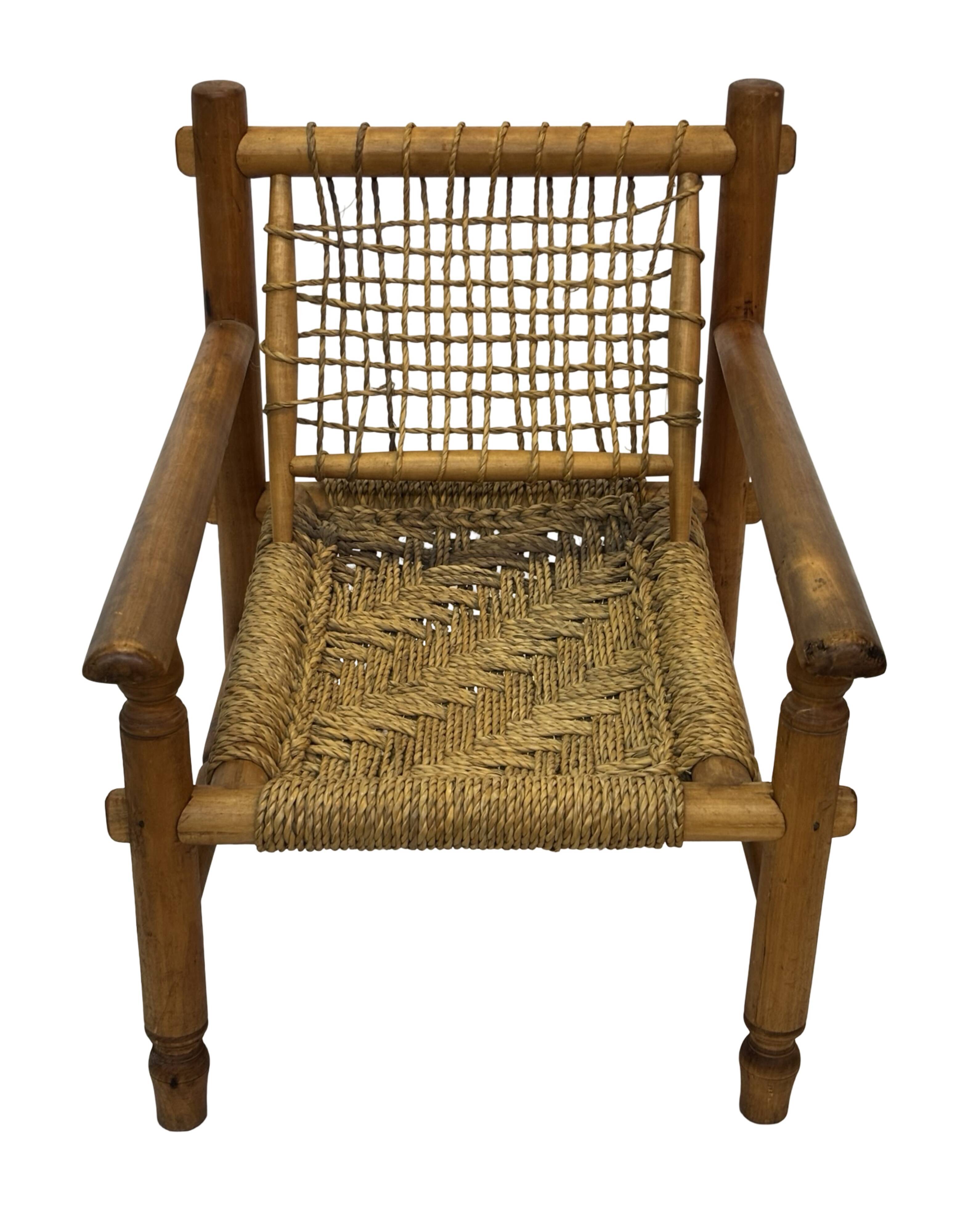 Vintage Lounge chair in style of Audoux  France 50's Design