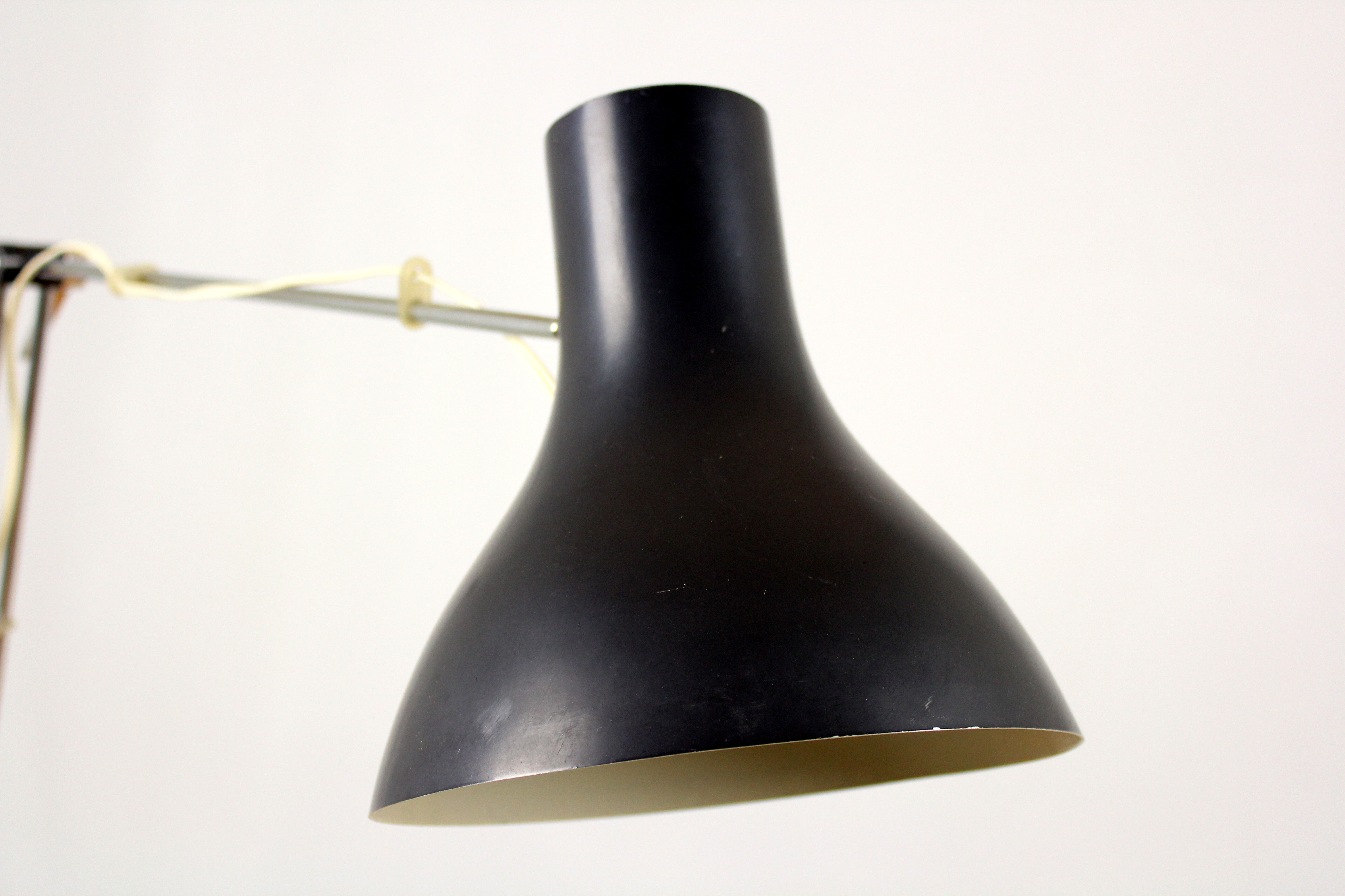 industrial table lamp by Josef Hurka for Napako, 1960