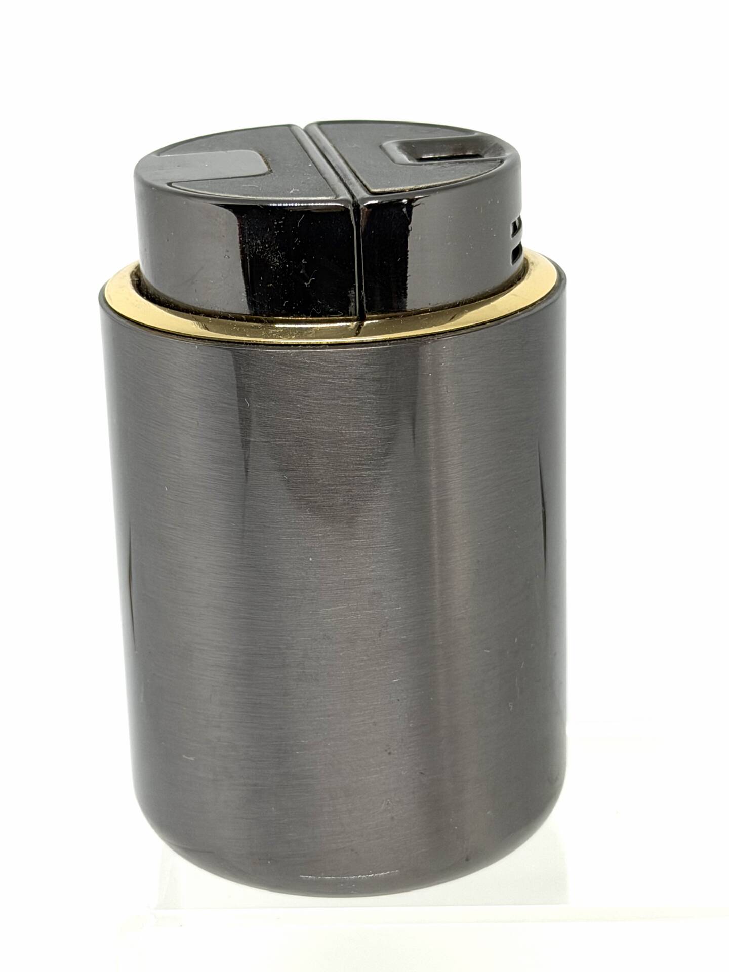 Minimalist Vintage SAROME Japan Table Lighter Modernist in Metal