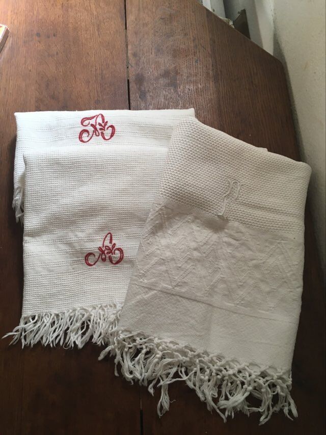 Honeycomb towels, set of 3