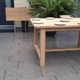 Farmhouse table with extension