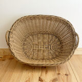 Old wicker laundry rack