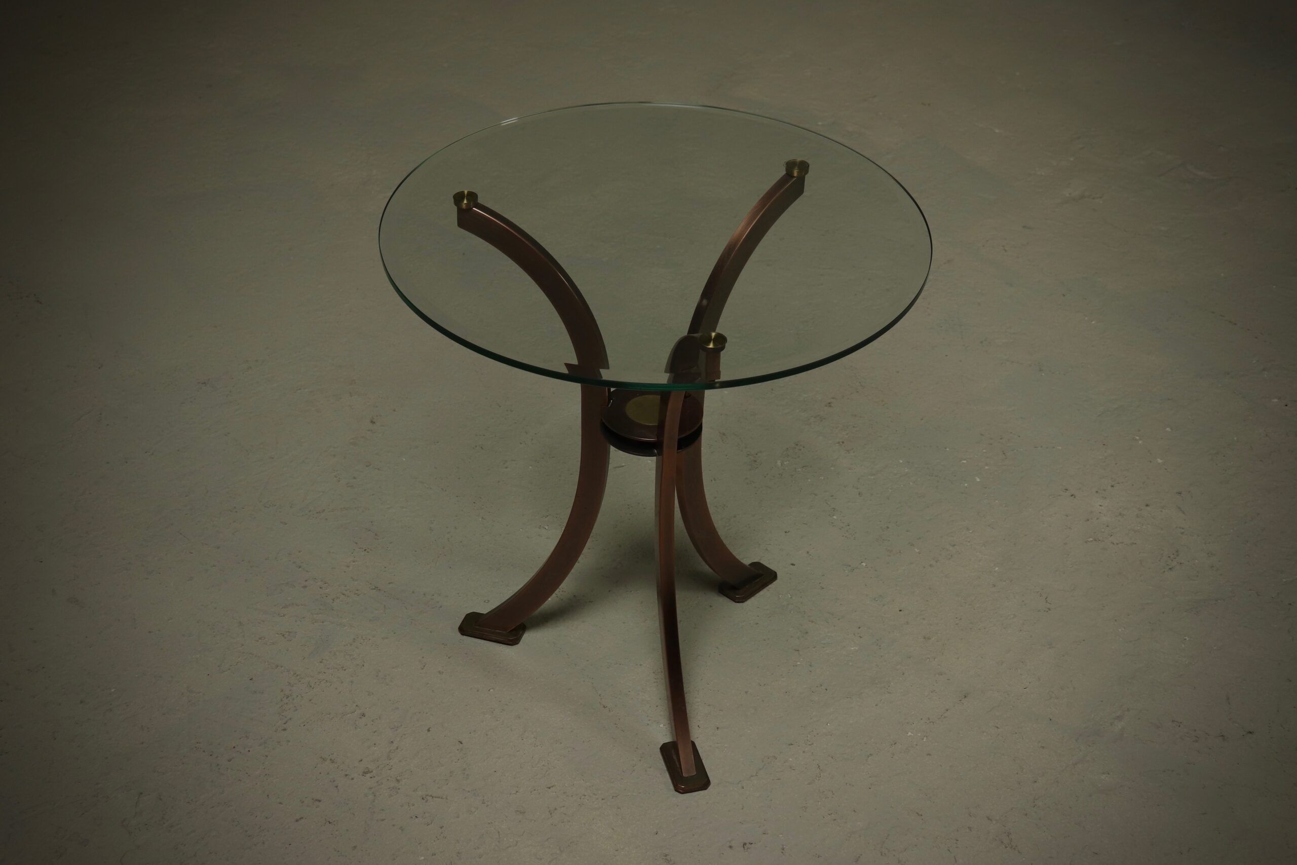Side table by Belgo Chrom Belgium 1980s