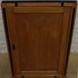 Furniture with an art deco door with 2 solid wood interior shelves – Completely revamped