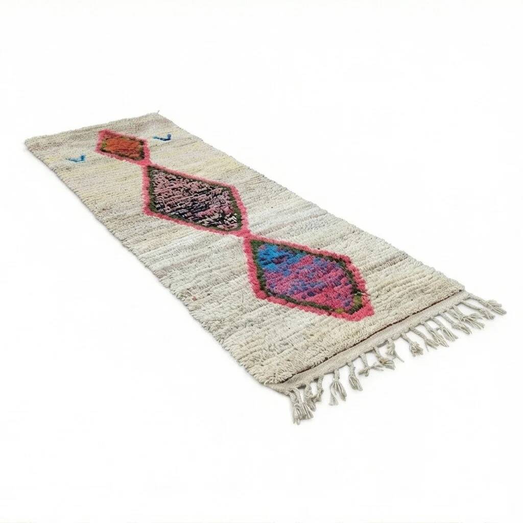 Vintage Boujad hallway rug