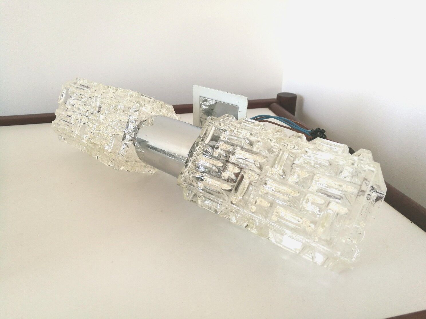 Pair of  wall light Targetti Sankey vintage 70