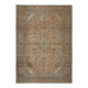 1970s Vintage Persian Handknotted Wool Orange Oversize Area Rug❤ 282x380
