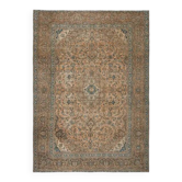 1970s Vintage Persian Handknotted Wool Orange Oversize Area Rug❤ 282x380