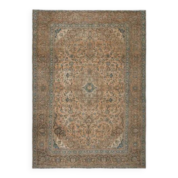 1970s Vintage Persian Handknotted Wool Orange Oversize Area Rug❤ 282x380