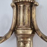 Louis XVI style bronze wall lamp