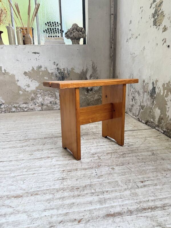 Tabouret, mobilier de montagne, 1970