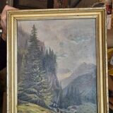 Alpine mountain table