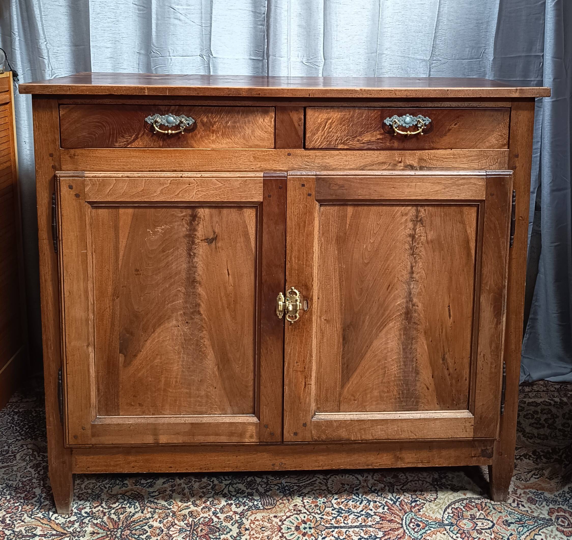 Louis XVI height buffet in walnut