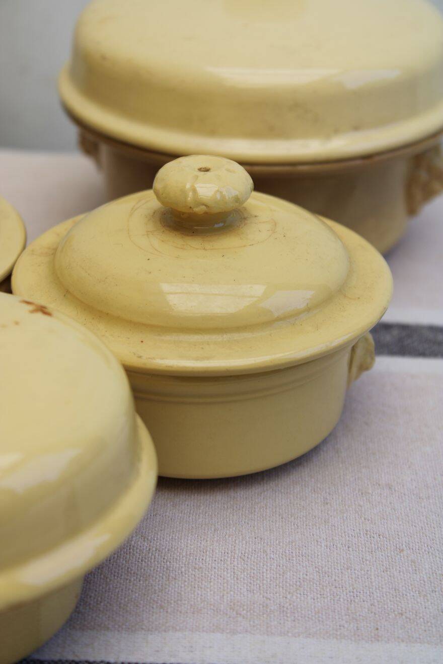 Lot de 5 terrines en céramique