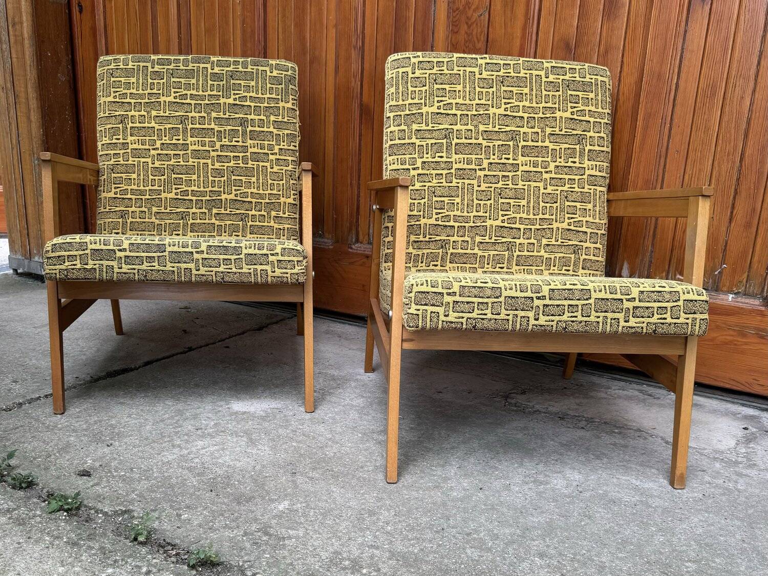 Mid-Century Armchairs Györgyi 1960s, Set of