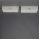 Pair of glass wall light of the years 50 Holophane