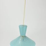 Lustre en verre forme diabolo