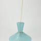 Diabolo-shaped glass chandelier