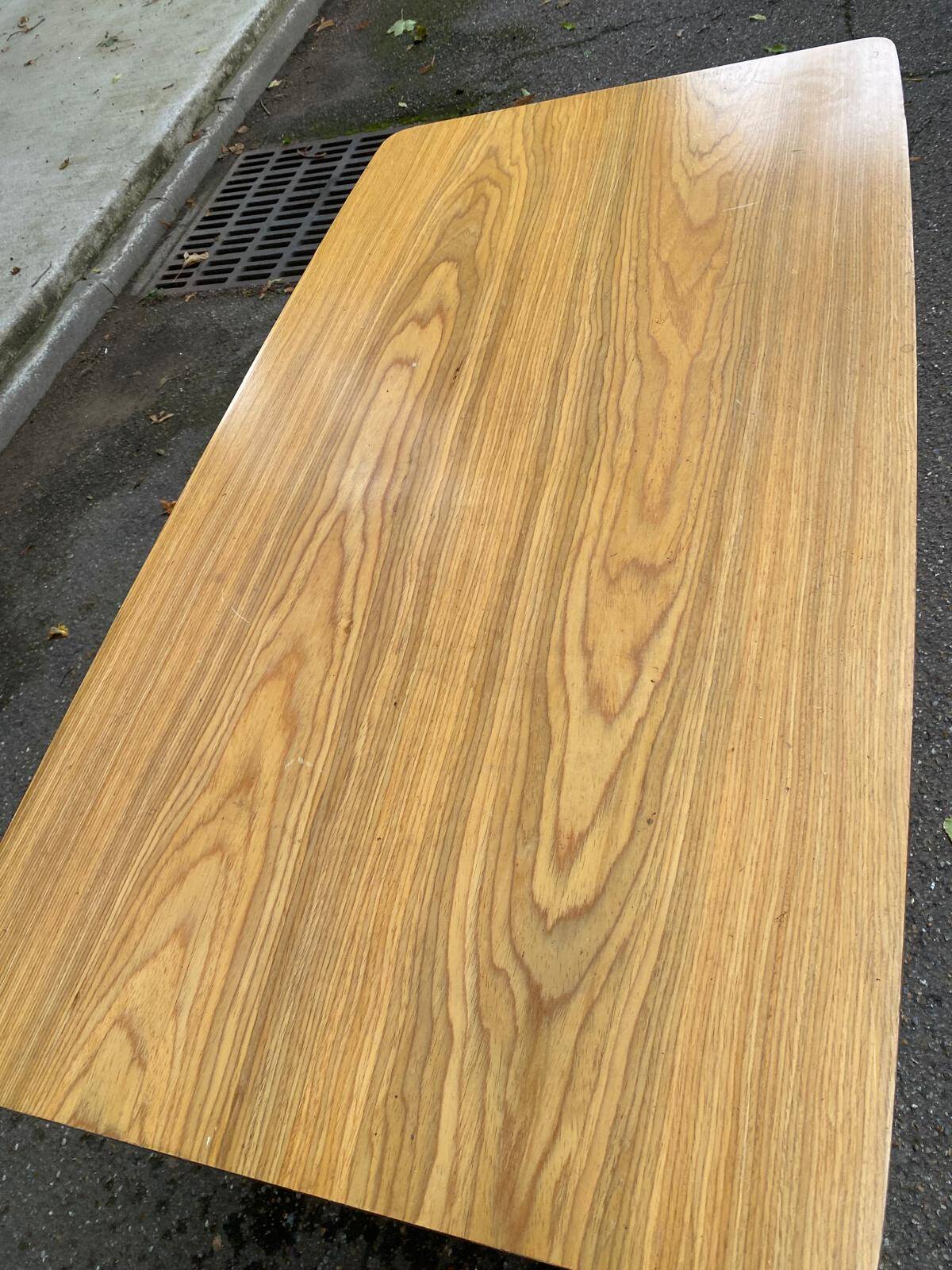 Scandinavian wooden desk from the 1980s with drawers