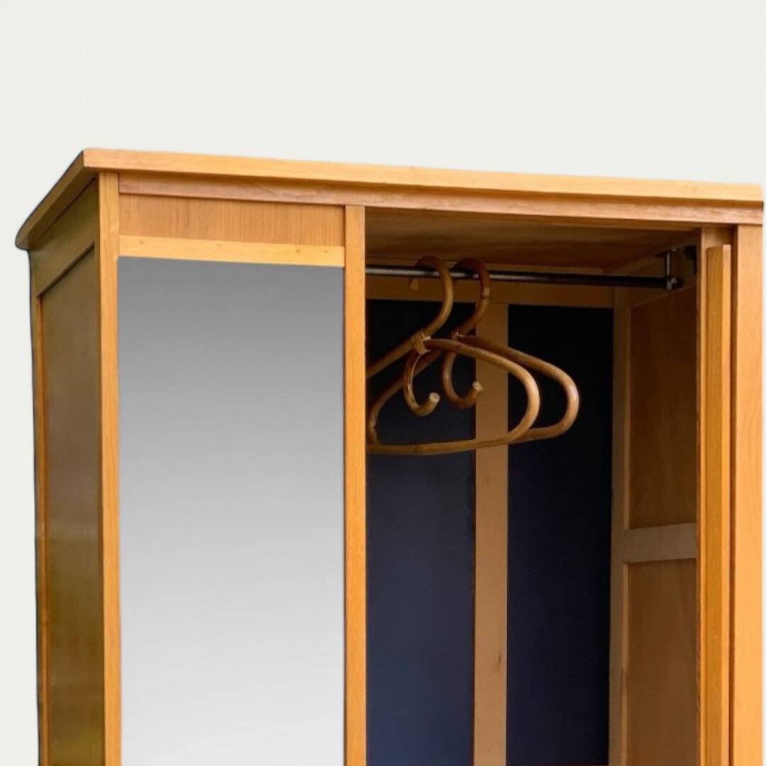 Vintage wardrobe with compass feet 1960