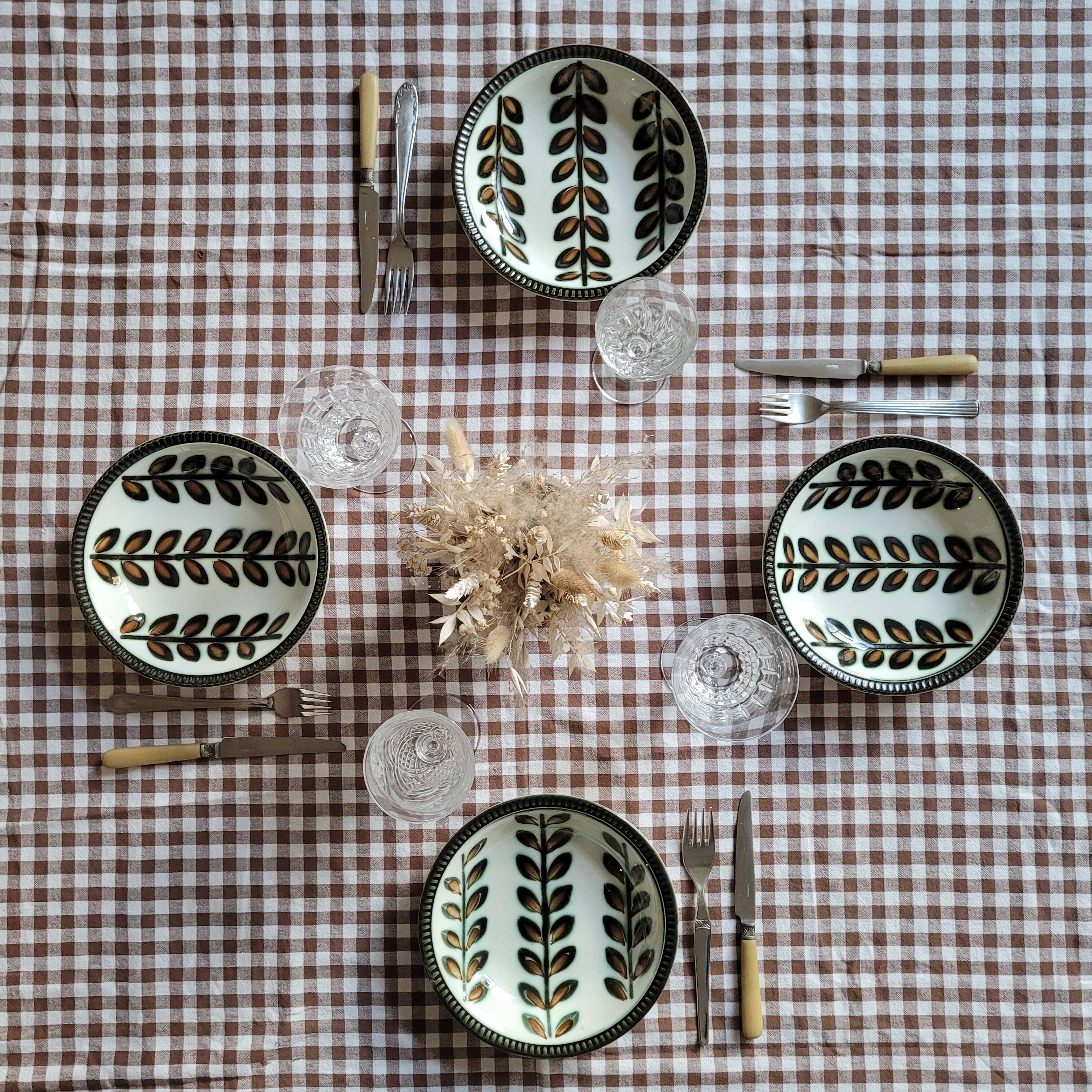 La Redoute x Selency set of 4 Rambouillet soup plates