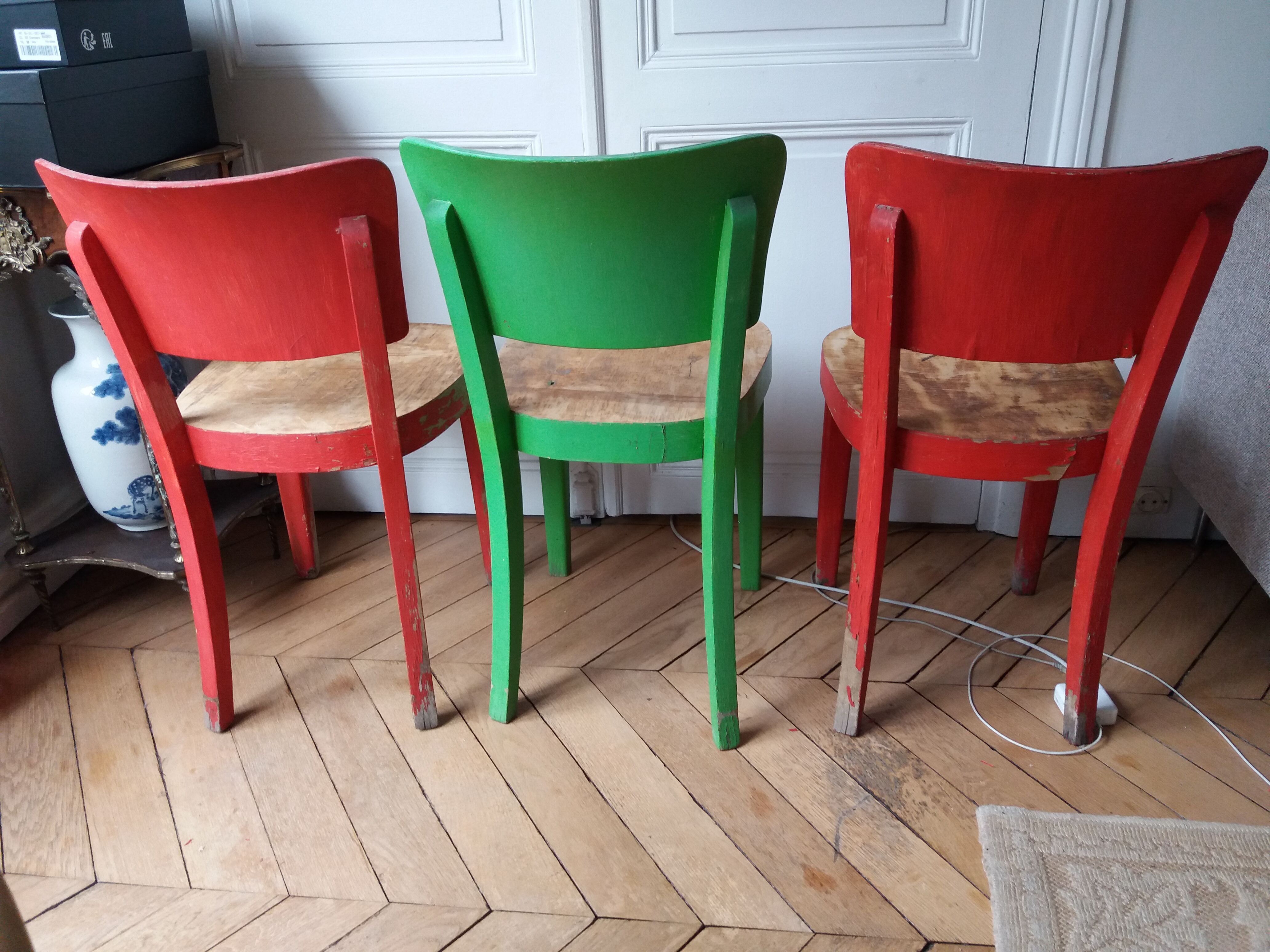 Set of three fischel chairs