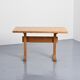 Solid pine table, Les Arcs, France.
