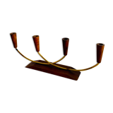 Teak candleholders, 1960s
