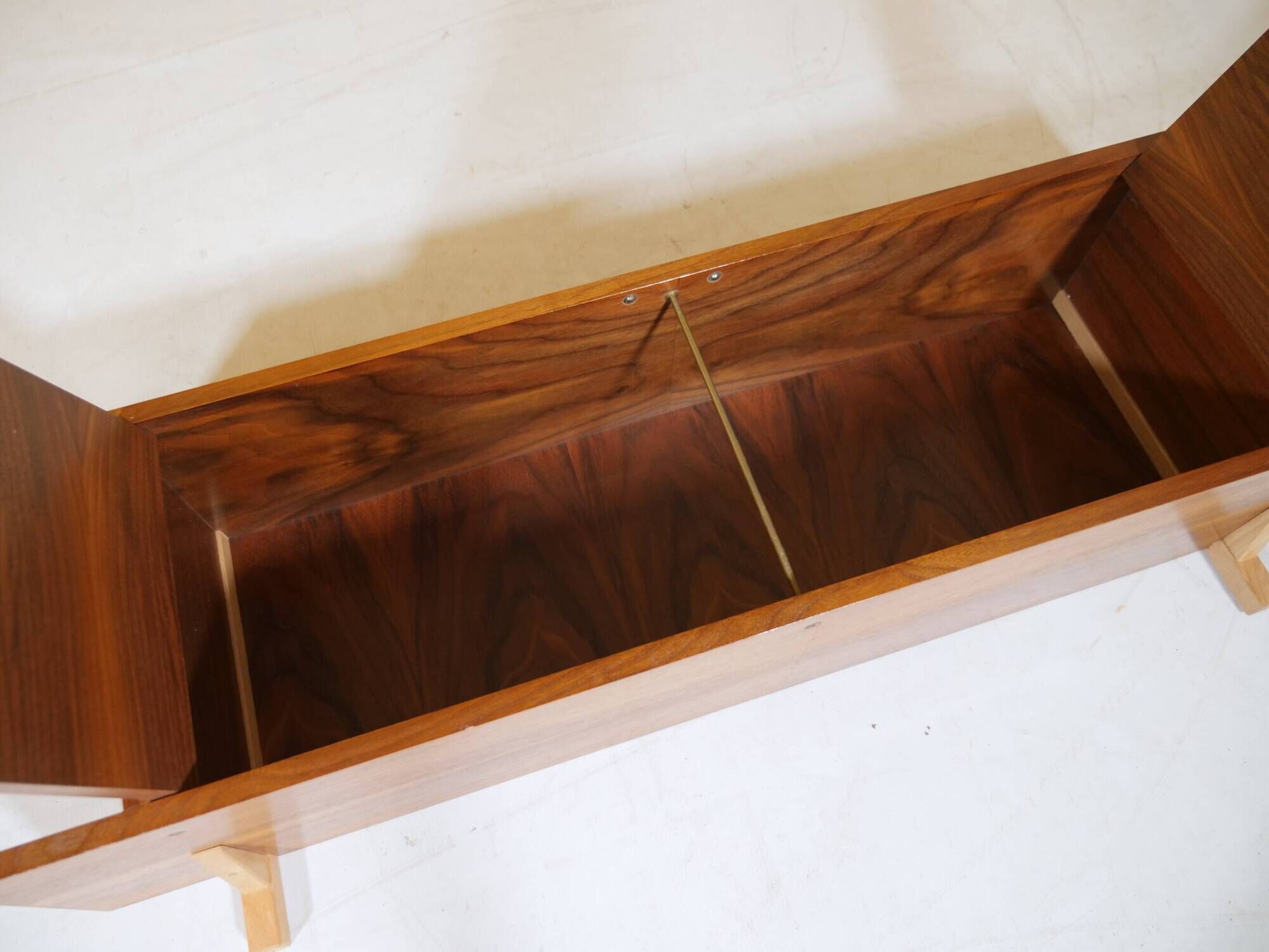 1960s Vintage Wall Shelves Walnut
