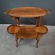 Walnut Salon Dessert Table - Early 20th Century