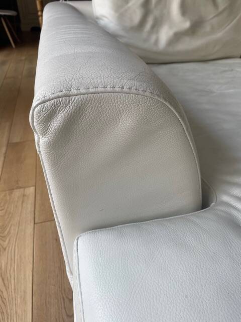 Roche Bobois leather corner sofa