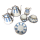 Tea set coffee Limoges porcelain 1910s