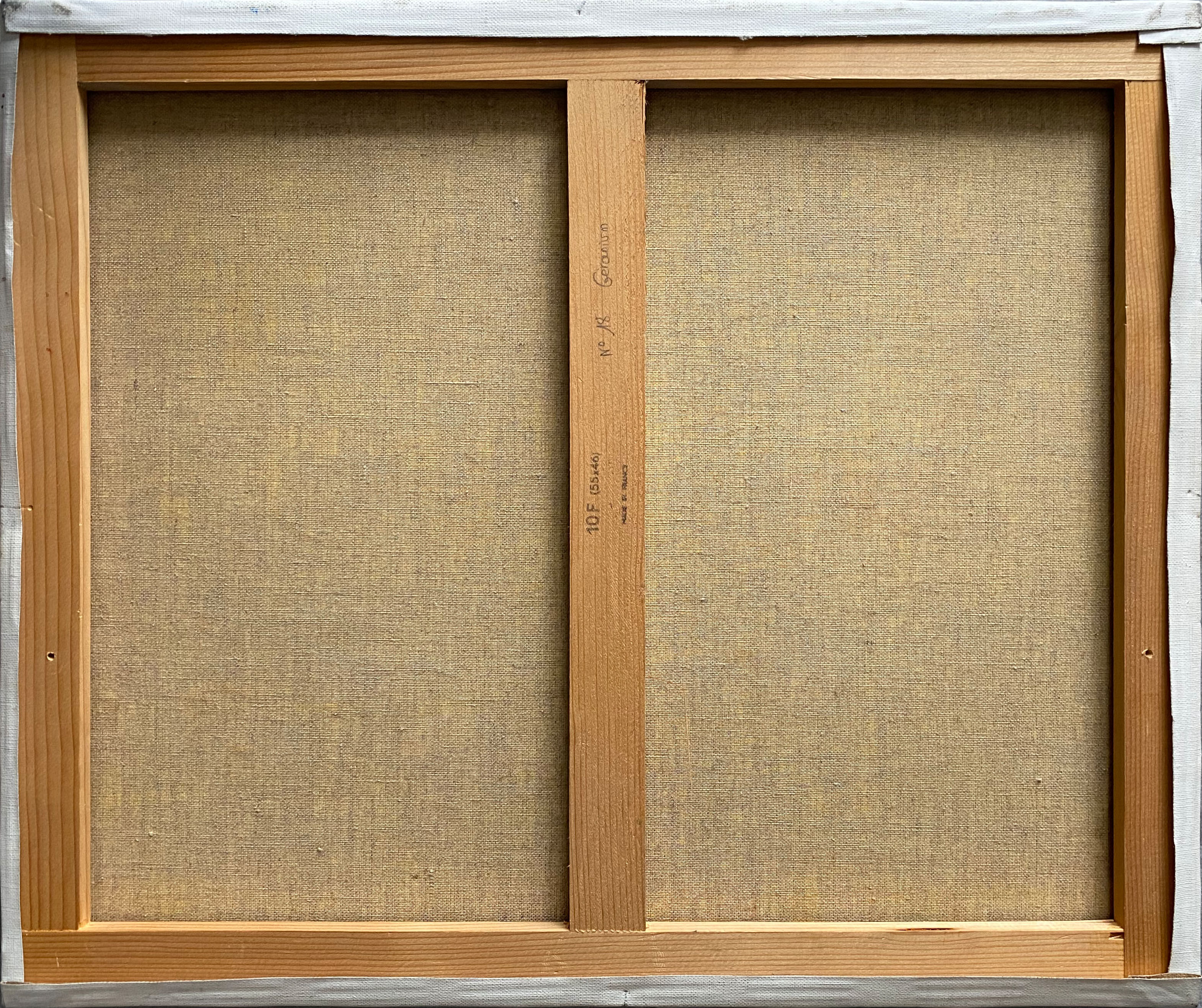 Geraniums by Jean Louis Ollier HST