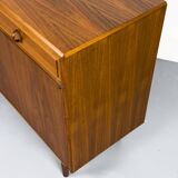 Walnut Sideboard with Drawers by Bertil Fridhagen for Bodafors, 1961