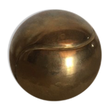 Vintage brass tennis ball