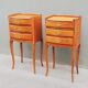 Pair of Louis XV style bedside tables