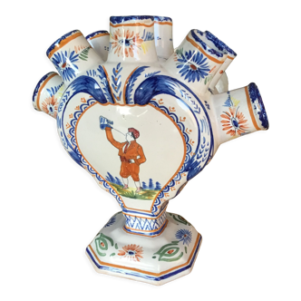 Faience vase from Quimper