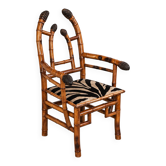 Important fauteuil japonisant Maison Perret & Vibert, France, vers 1890.