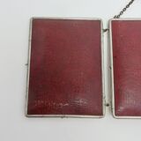 Triptych barber mirror with chain with clasp 1930s 40s