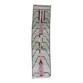 Mint Green Runner Rug - 295 x 82 cm